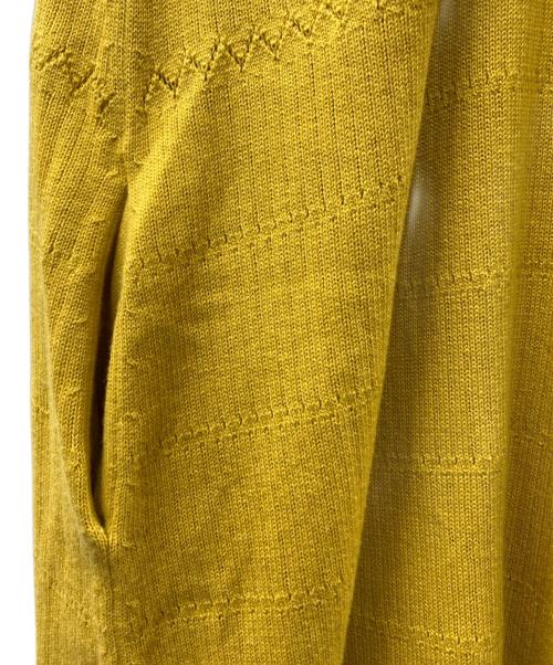 HAYAMA SUNDAY（ハヤマサンデイ）HAYAMA SUNDAY (ハヤマサンデイ) コットンカシミアニットワンピース イエロー サイズ:不明の古着・服飾アイテム