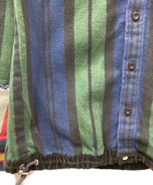 sacai（サカイ）sacai (サカイ) ドローストリングシャツ グリーン サイズ:2の古着・服飾アイテム