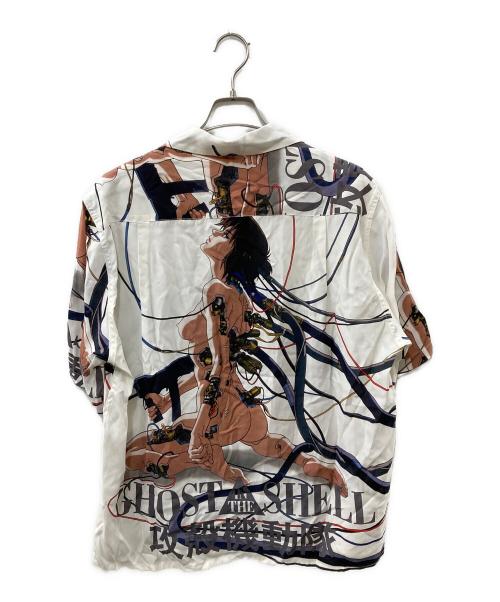 WACKO MARIA（ワコマリア）WACKO MARIA (ワコマリア) GHOST IN THE SHELL (ゴーストインザシェル) アロハシャツ ホワイト サイズ:Mの古着・服飾アイテム