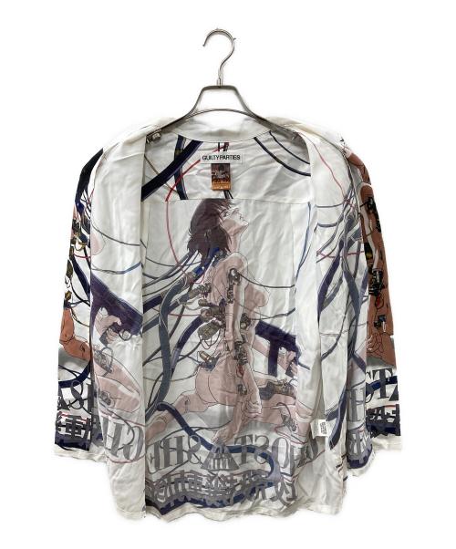 WACKO MARIA（ワコマリア）WACKO MARIA (ワコマリア) GHOST IN THE SHELL (ゴーストインザシェル) アロハシャツ ホワイト サイズ:Mの古着・服飾アイテム