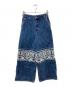 KIARIS VINTAGE（キアリズ ヴィンテージ）の古着「エンブロイダリーパンツ」｜インディゴ