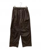 TODAYFULトゥデイフル）の古着「Cotton Easy Pants」｜ブラウン