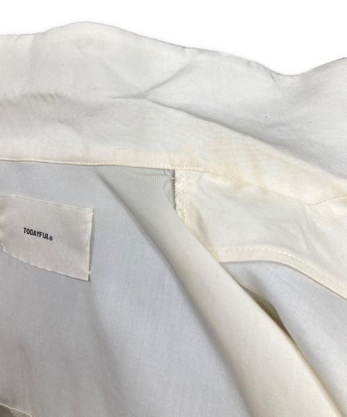 TODAYFUL（トゥデイフル）TODAYFUL (トゥデイフル) Halfsleeve Box Shirts アイボリー サイズ:FREEの古着・服飾アイテム