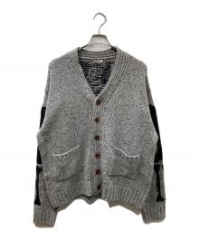 KOHKI（コッキ）の古着「Needle punched cardigan」｜グレー
