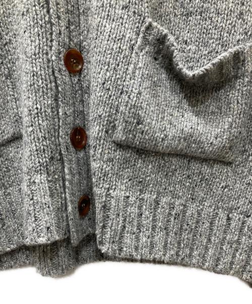 KOHKI（コッキ）KOHKI (コッキ) Needle punched cardigan グレー サイズ:3の古着・服飾アイテム