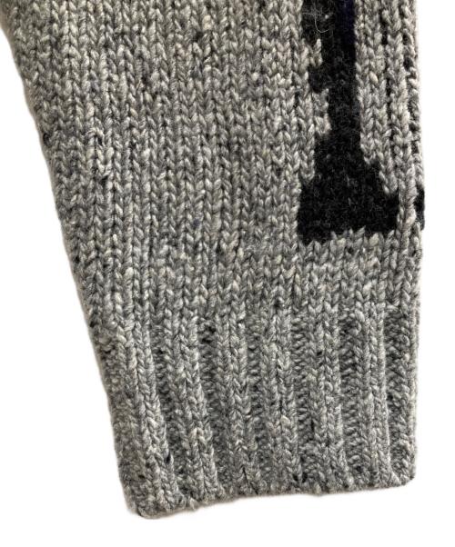 KOHKI（コッキ）KOHKI (コッキ) Needle punched cardigan グレー サイズ:3の古着・服飾アイテム