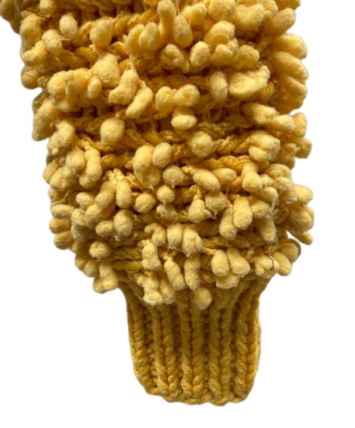 MM6 Maison Margiela（エムエムシックスメゾンマルジェラ）MM6 Maison Margiela (エムエムシックスメゾンマルジェラ) フリルニット イエロー サイズ:Sの古着・服飾アイテム