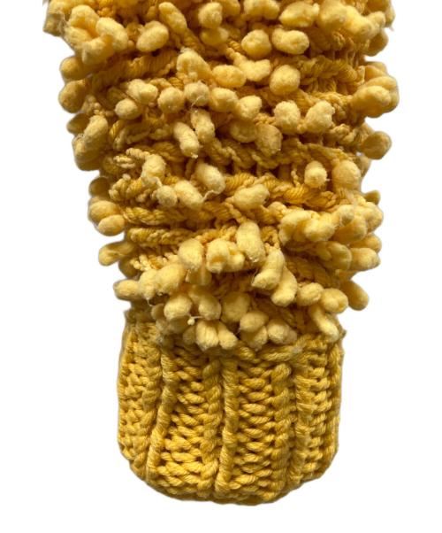 MM6 Maison Margiela（エムエムシックスメゾンマルジェラ）MM6 Maison Margiela (エムエムシックスメゾンマルジェラ) フリルニット イエロー サイズ:Sの古着・服飾アイテム