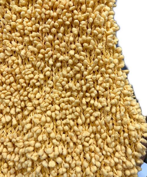 MM6 Maison Margiela（エムエムシックスメゾンマルジェラ）MM6 Maison Margiela (エムエムシックスメゾンマルジェラ) フリルニット イエロー サイズ:Sの古着・服飾アイテム