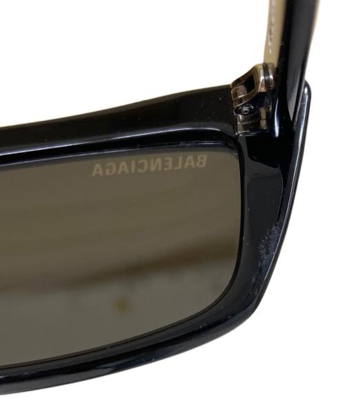 BALENCIAGA（バレンシアガ）BALENCIAGA (バレンシアガ) スクエア サングラス ブラック サイズ:SIZE 57-18-140の古着・服飾アイテム