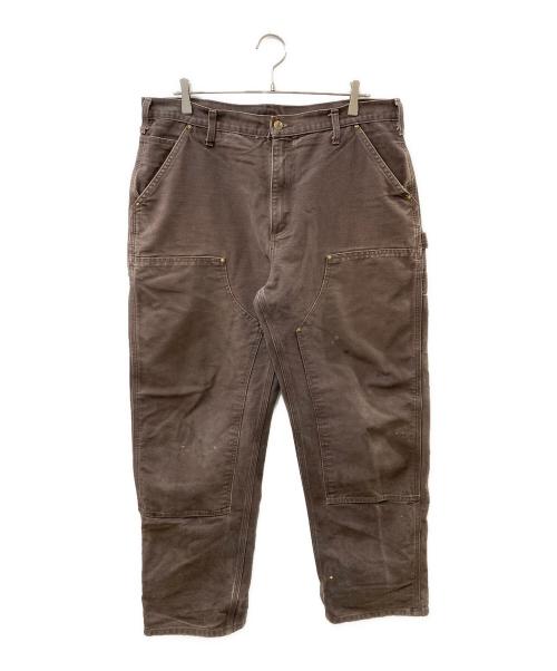CarHartt（カーハート）CarHartt (カーハート) ダブルニー ワークペインターパンツ ブラウン サイズ:36の古着・服飾アイテム