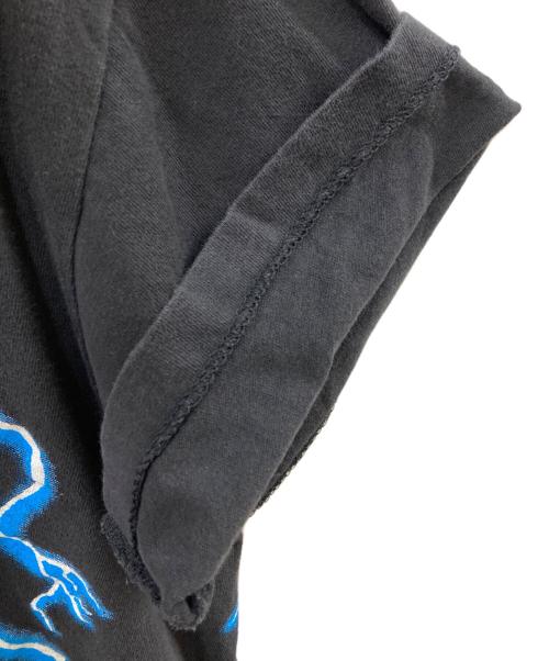 Tour champ（ツアーチャンプ）TOUR CHAMP (ツアーチャンプ) 90S プリントTEE ブラック サイズ:XLの古着・服飾アイテム