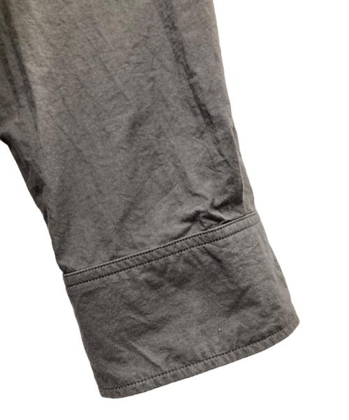 HAVERSACK（ハバーサック）HAVERSACK (ハバーサック) 別注丸襟シャツ グレー サイズ:Lの古着・服飾アイテム