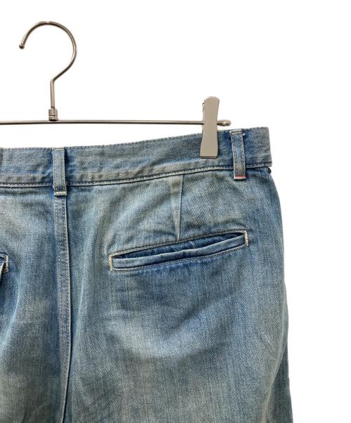 Graphpaper（グラフペーパー）Graphpaper (グラフペーパー) Selvage Denim Two Tuck Pants デニムパンツ ブルー サイズ:2の古着・服飾アイテム