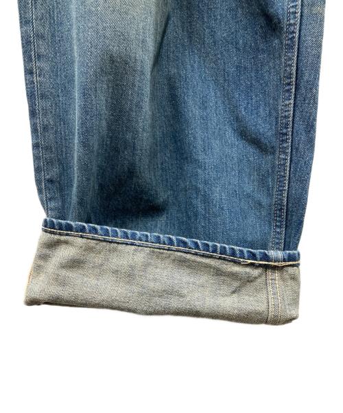 Graphpaper（グラフペーパー）Graphpaper (グラフペーパー) Selvage Denim Two Tuck Pants デニムパンツ ブルー サイズ:2の古着・服飾アイテム