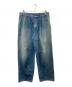 Graphpaper（グラフペーパー）の古着「Selvage Denim Two Tuck Pants デニムパンツ」｜ブルー