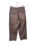 Graphpaper (グラフペーパー) HARD TWILL TWO TUCK PANTS ブラウン サイズ:2：10000円