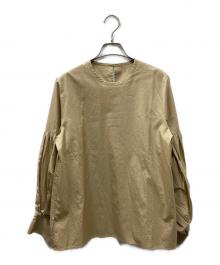 Whim Gazette（ウィムガゼット）の古着「ボリュームスリーブブラウス」｜ベージュ