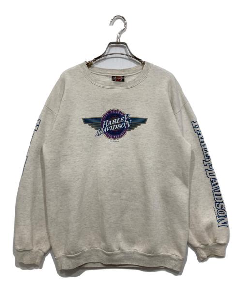 HARLEY-DAVIDSON（ハーレーダビッドソン）HARLEY-DAVIDSON (ハーレーダビッドソン) ヴィンテージスウェット グレー サイズ:Lの古着・服飾アイテム