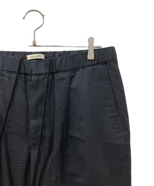 vainl archive（ヴァイナルアーカイブ）VAINL ARCHIVE (ヴァイナルアーカイブ) 千鳥柄パンツ ブラック×ネイビー サイズ:XLの古着・服飾アイテム