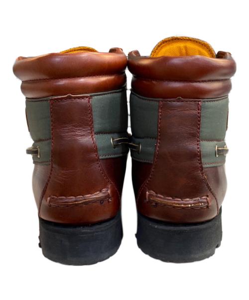 Timberland（ティンバーランド）Timberland (ティンバーランド) BEAMS (ビームス) 別注7eye classic lug ブーツ/７アイズクラシックブーツ レッド×グリーン サイズ:26cmの古着・服飾アイテム