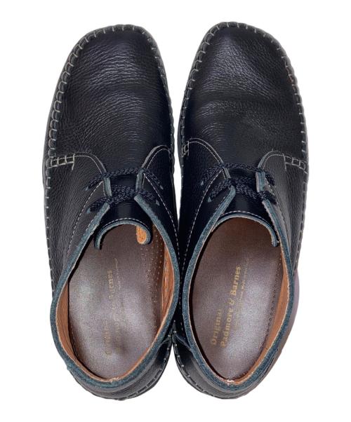 PADMORE&BARNES（パドモア&バーンズ）PADMORE&BARNES (パドモア&バーンズ) ステッチモカシンレザーブーツ ブラック サイズ:7の古着・服飾アイテム
