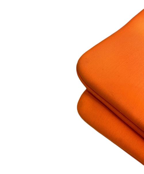 HERMES（エルメス）HERMES (エルメス) ネオバンGM エンボスロゴ ポーチ オレンジの古着・服飾アイテム