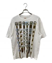 KAPITAL（キャピタル）の古着「カーテンコンチョプリントTシャツ」｜ホワイト