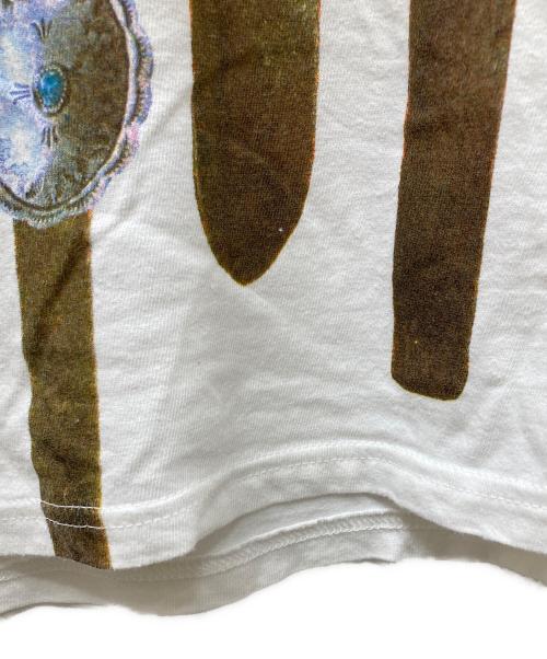 KAPITAL（キャピタル）KAPITAL (キャピタル) カーテンコンチョプリントTシャツ ホワイト サイズ:Lの古着・服飾アイテム