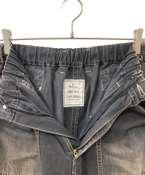 MIHARA YASUHIRO（ミハラヤスヒロ）MIHARA YASUHIRO (ミハラヤスヒロ) Denim Baker Pants ブラック サイズ:46の古着・服飾アイテム