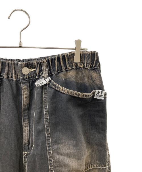 MIHARA YASUHIRO（ミハラヤスヒロ）MIHARA YASUHIRO (ミハラヤスヒロ) Denim Baker Pants ブラック サイズ:46の古着・服飾アイテム