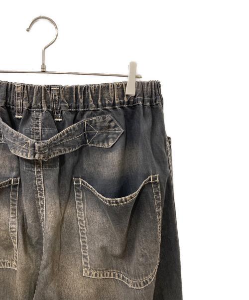 MIHARA YASUHIRO（ミハラヤスヒロ）MIHARA YASUHIRO (ミハラヤスヒロ) Denim Baker Pants ブラック サイズ:46の古着・服飾アイテム