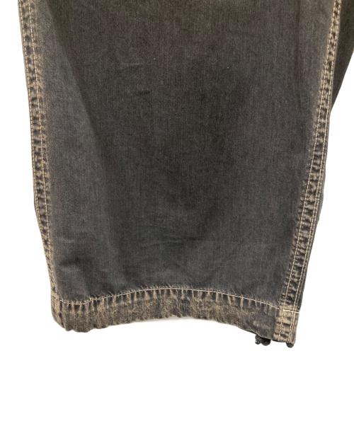 MIHARA YASUHIRO（ミハラヤスヒロ）MIHARA YASUHIRO (ミハラヤスヒロ) Denim Baker Pants ブラック サイズ:46の古着・服飾アイテム