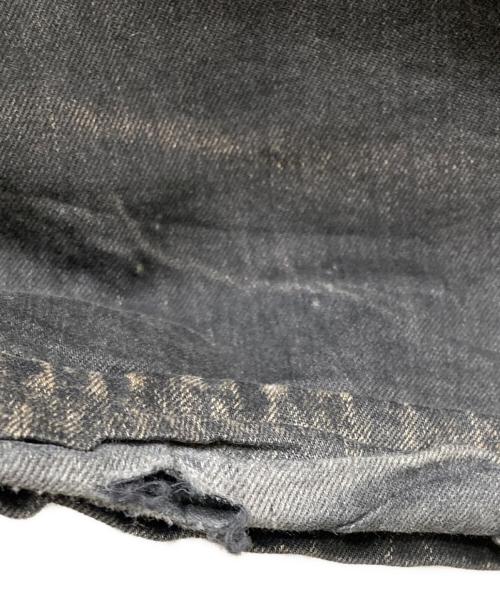 MIHARA YASUHIRO（ミハラヤスヒロ）MIHARA YASUHIRO (ミハラヤスヒロ) Denim Baker Pants ブラック サイズ:46の古着・服飾アイテム