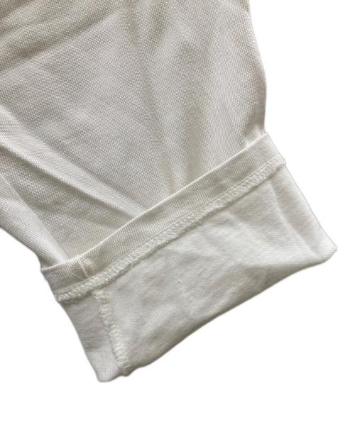 myne（マイン）MYNE (マイン) Jersey Football Long Sleeve T-shirt ホワイト サイズ:Lの古着・服飾アイテム