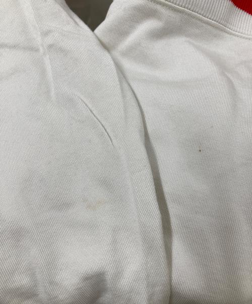 myne（マイン）MYNE (マイン) Jersey Football Long Sleeve T-shirt ホワイト サイズ:Lの古着・服飾アイテム