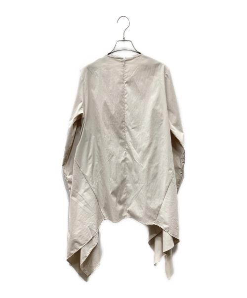 LE PHIL（ル フィル）LE PHIL (ル フィル) フリルブラウスワンピース ベージュ サイズ:Freeの古着・服飾アイテム