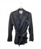 yoshio kuboヨシオクボ）の古着「WOOL JERSEY JACKET」｜ブラック