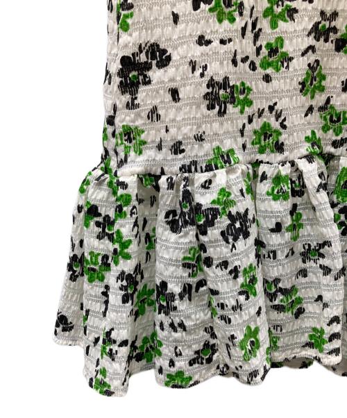 shrimps（シュリンプス）shrimps (シュリンプス) 総柄ワンピース グリーン サイズ:8の古着・服飾アイテム