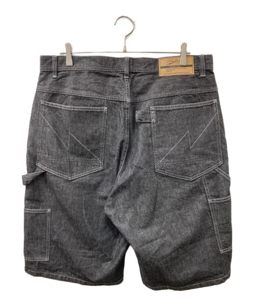 NEIGHBORHOOD（ネイバーフッド）NEIGHBORHOOD (ネイバーフッド) DENIM PAINTER SHORT PANTS デニムパンツ ブラック サイズ:XLの古着・服飾アイテム
