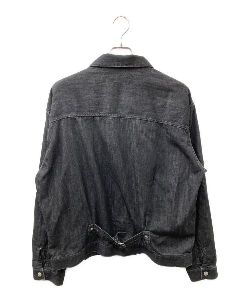 NEIGHBORHOOD（ネイバーフッド）NEIGHBORHOOD (ネイバーフッド) WASHED LW DENIM ZIP JACKET ブラック サイズ:XLの古着・服飾アイテム