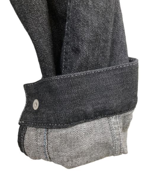 NEIGHBORHOOD（ネイバーフッド）NEIGHBORHOOD (ネイバーフッド) WASHED LW DENIM ZIP JACKET ブラック サイズ:XLの古着・服飾アイテム