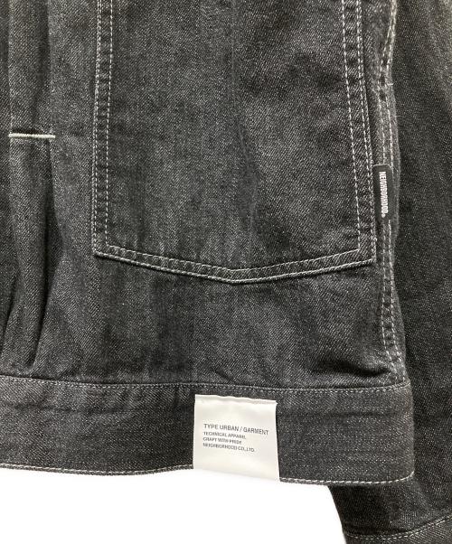 NEIGHBORHOOD（ネイバーフッド）NEIGHBORHOOD (ネイバーフッド) WASHED LW DENIM ZIP JACKET ブラック サイズ:XLの古着・服飾アイテム