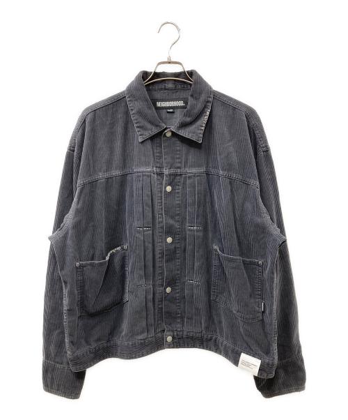 NEIGHBORHOOD（ネイバーフッド）NEIGHBORHOOD (ネイバーフッド) コーデュロイジャケット ブラック サイズ:XLの古着・服飾アイテム