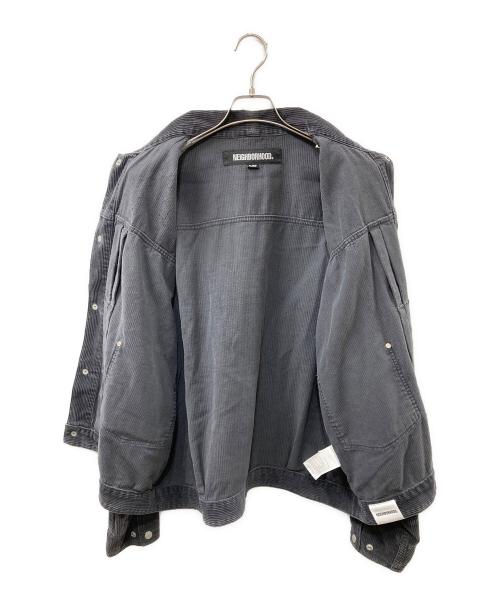 NEIGHBORHOOD（ネイバーフッド）NEIGHBORHOOD (ネイバーフッド) コーデュロイジャケット ブラック サイズ:XLの古着・服飾アイテム