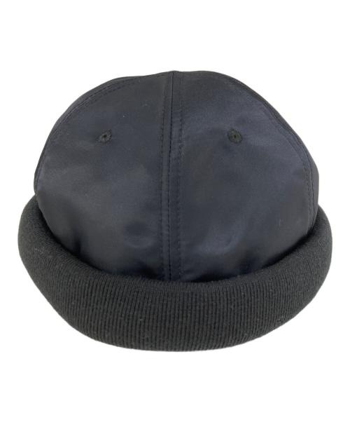 THE H.W.DOG&CO.（エイチダブリュードッグアンドコー）THE H.W.DOG&CO. (エイチダブリュードッグアンドコー) ロールキャップ ブラックの古着・服飾アイテム