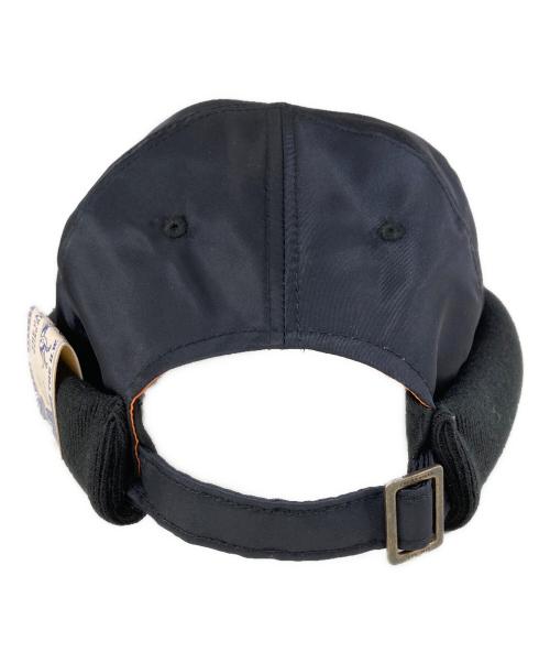 THE H.W.DOG&CO.（エイチダブリュードッグアンドコー）THE H.W.DOG&CO. (エイチダブリュードッグアンドコー) ロールキャップ ブラックの古着・服飾アイテム