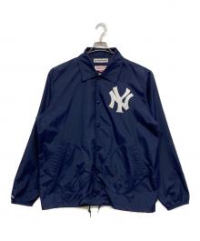 MITCHELL & NESS（ミッチェルアンドネス）の古着「コーチジャケット」｜ネイビー
