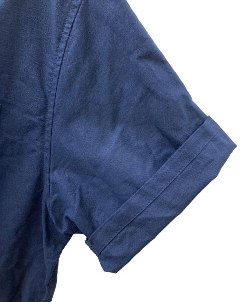 WIND AND SEA（ウィンダンシー）WIND AND SEA (ウィンダンシー) リネンオープンカラーシャツ ネイビー サイズ:Ｌの古着・服飾アイテム
