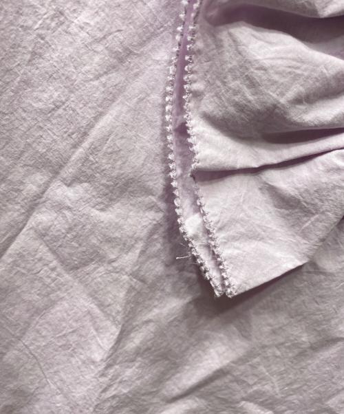 CADUNE（カデュネ）CADUNE (カデュネ) フリルブラウス ピンク サイズ:36の古着・服飾アイテム